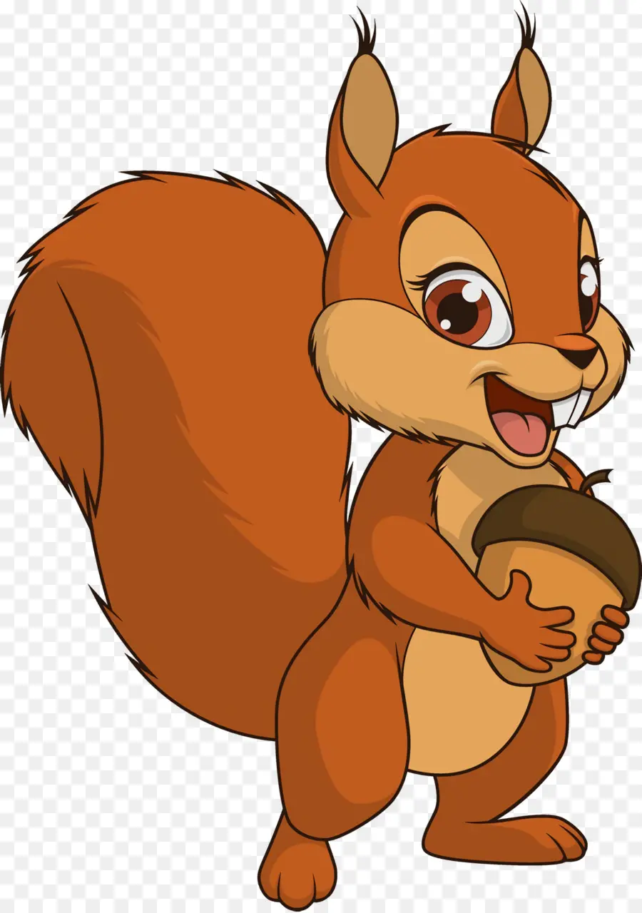 Cartoon Squirrel High-Quality Pic