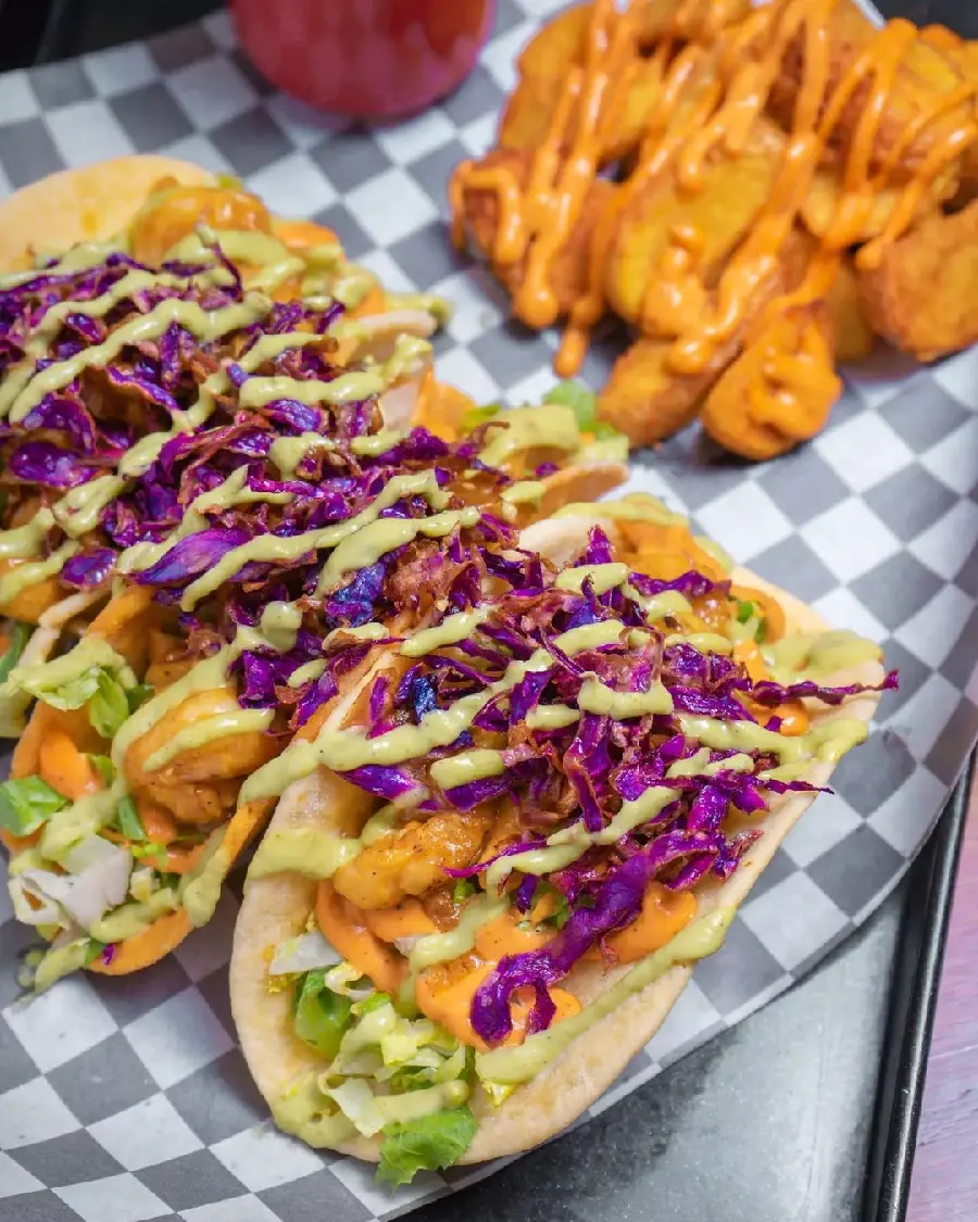 High Quality Chicken Taco Sandwich Photo