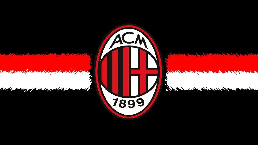 HD AC Milan Logo Background For Desktop Computers