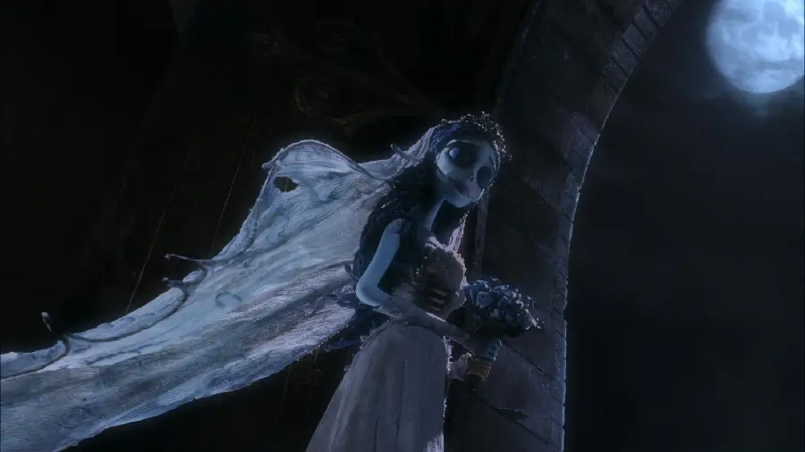 Corpse Bride Cartoon Scene Wallpaper