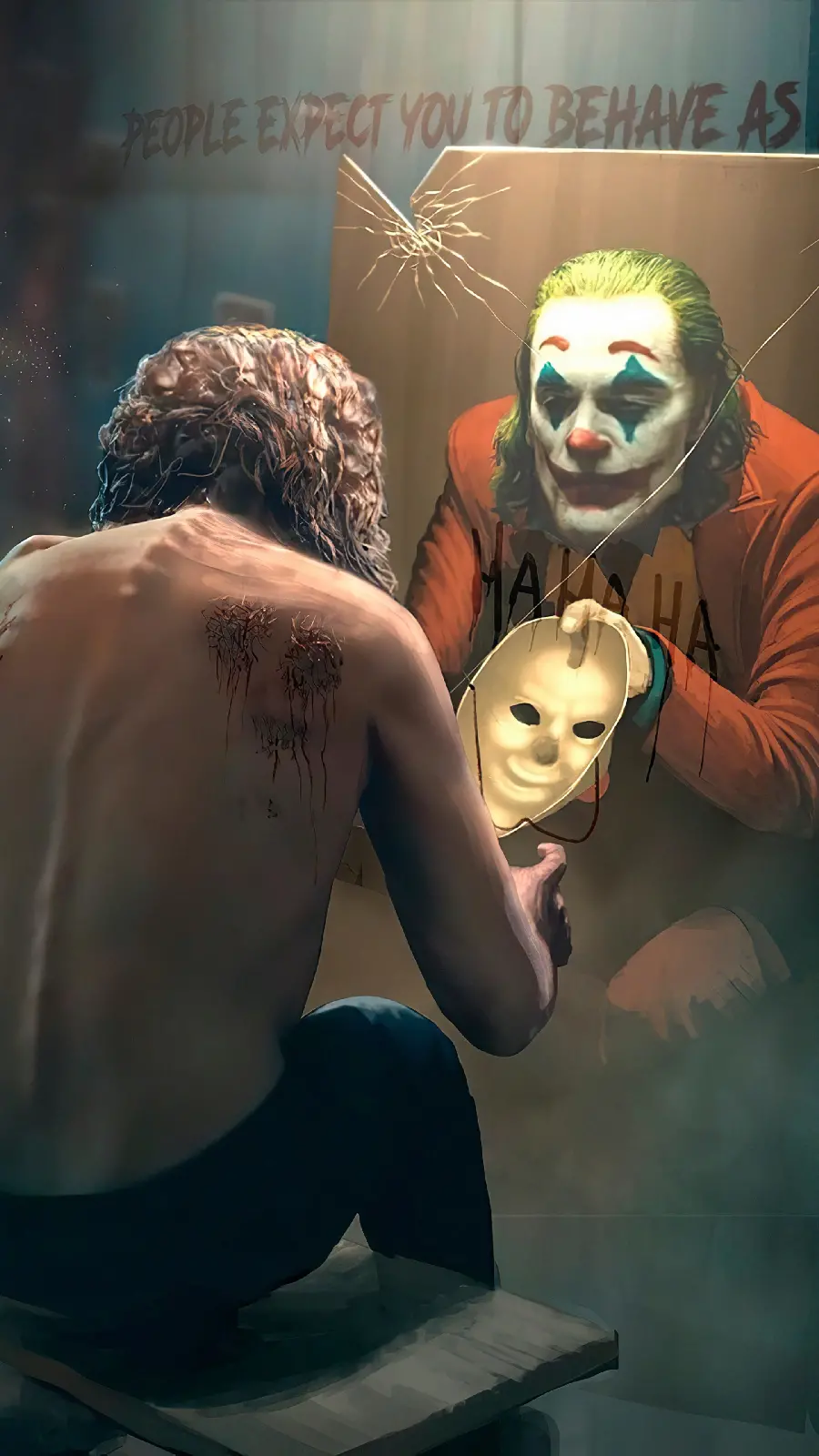 Joker Film Style Photo For Cinema Lovers
