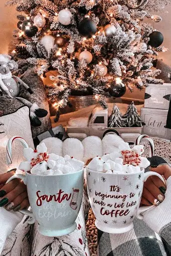 Christmas Girl Theme Photos For Social Media