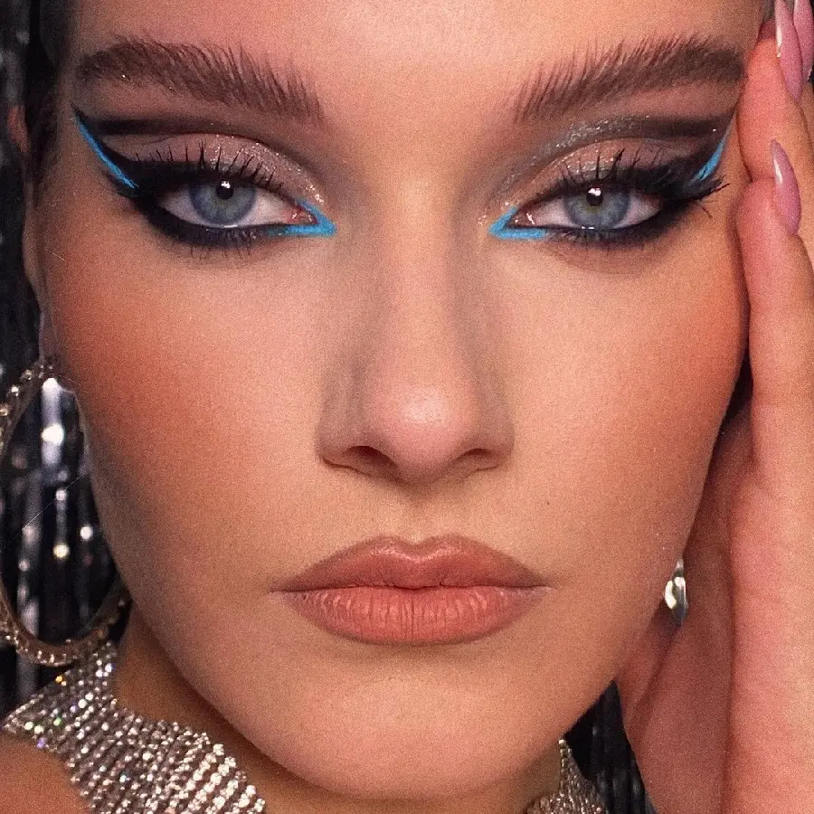 Elegant And Stylish Makeup Model Photo For Salon Advertising