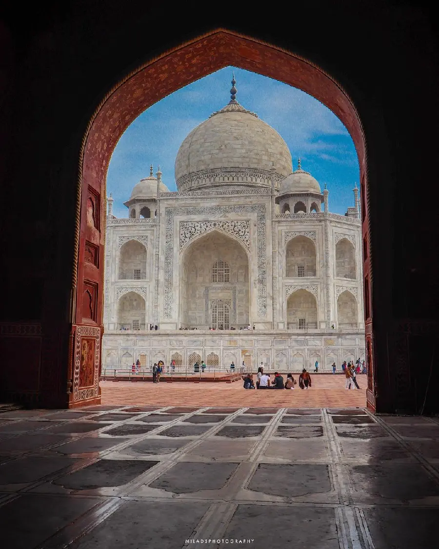 Taj Mahal India tourist attraction photo