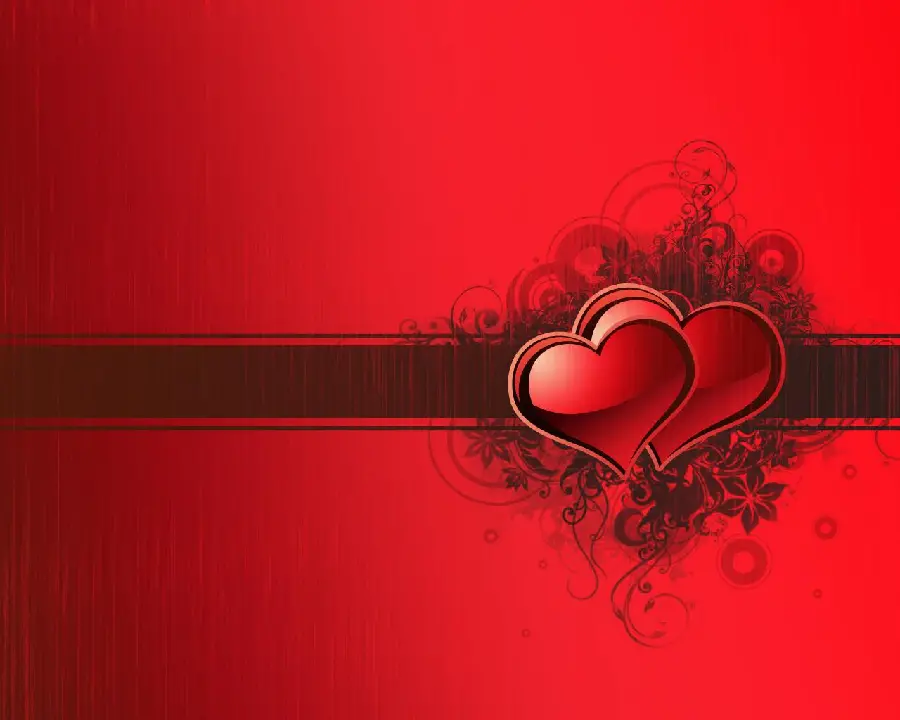 Elegant simple romantic couple heart photo in superb quality