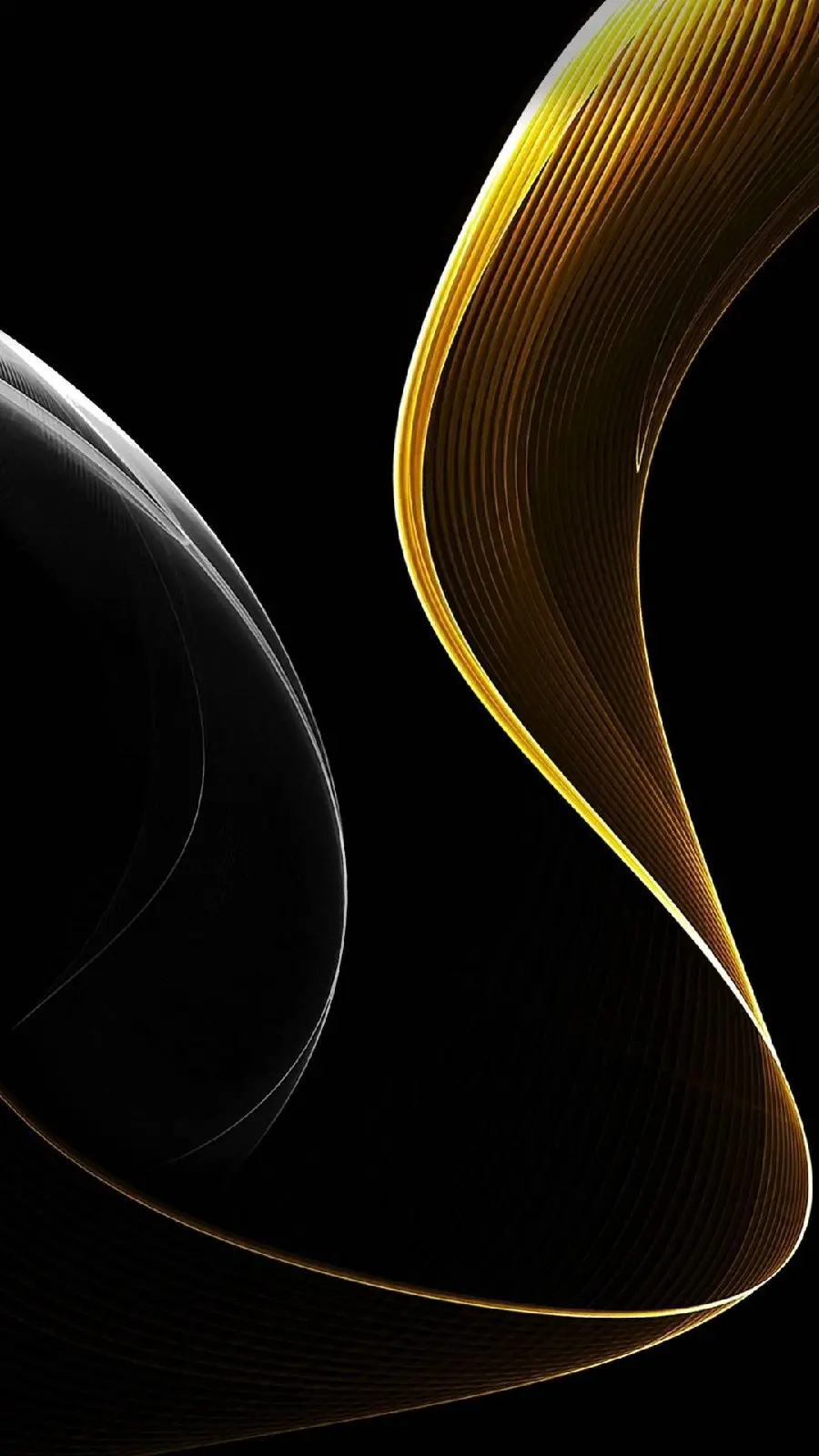 Black and Yellow Phone Background for Screens