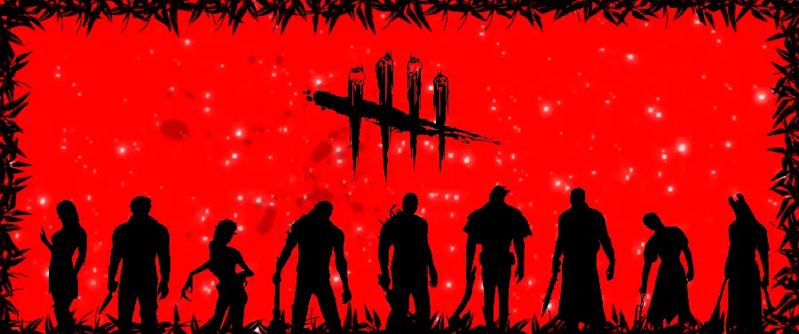 Silhouette Wallpaper with Red Background - Artistic Design