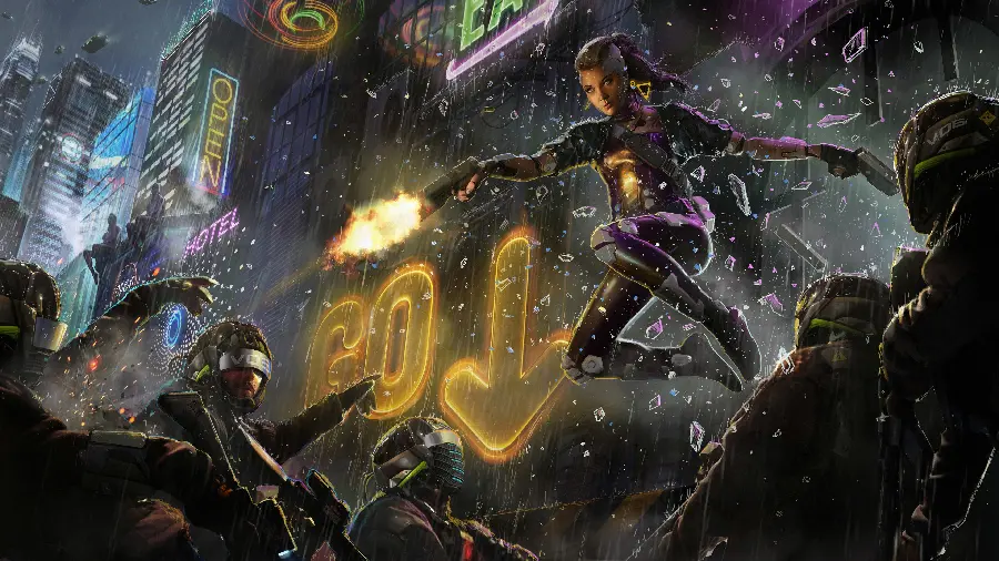 Cyberpunk and cyborg games wallpaper in high quality