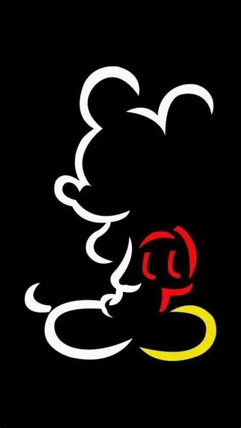Download Black and White Mickey Mouse Wallpaper