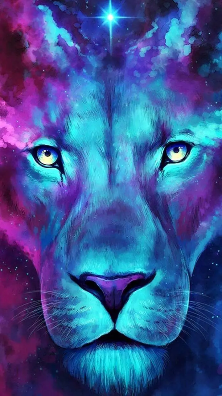 Galaxy Lion Premium Wallpaper Download