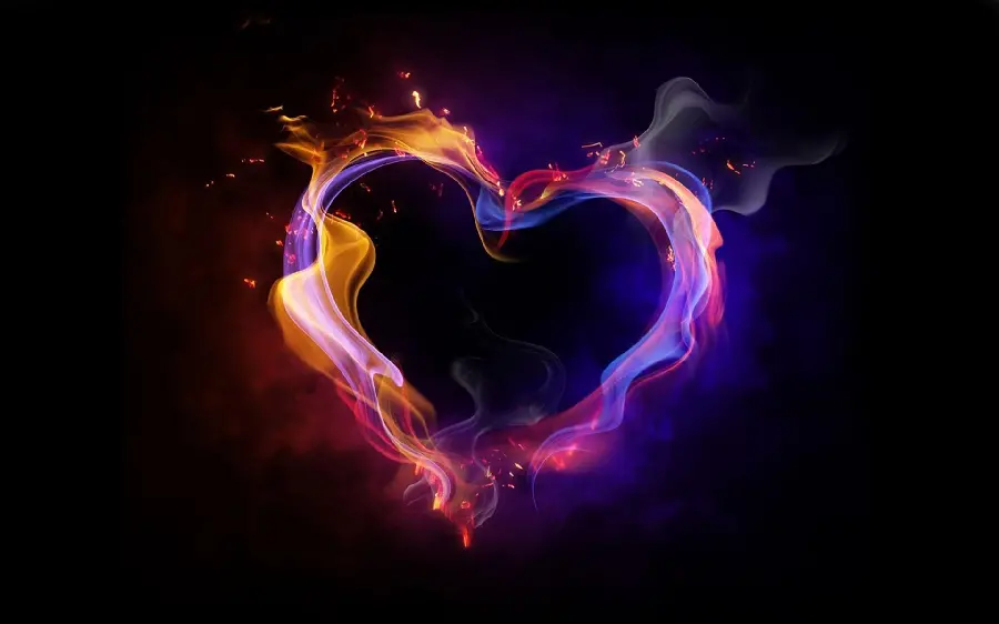 Fire Heart for Passionate Profiles - Bold and Intense