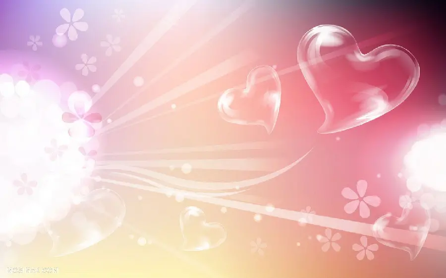 Dreamy Bubble Hearts Wallpaper for Mobile - Soft and Beautiful