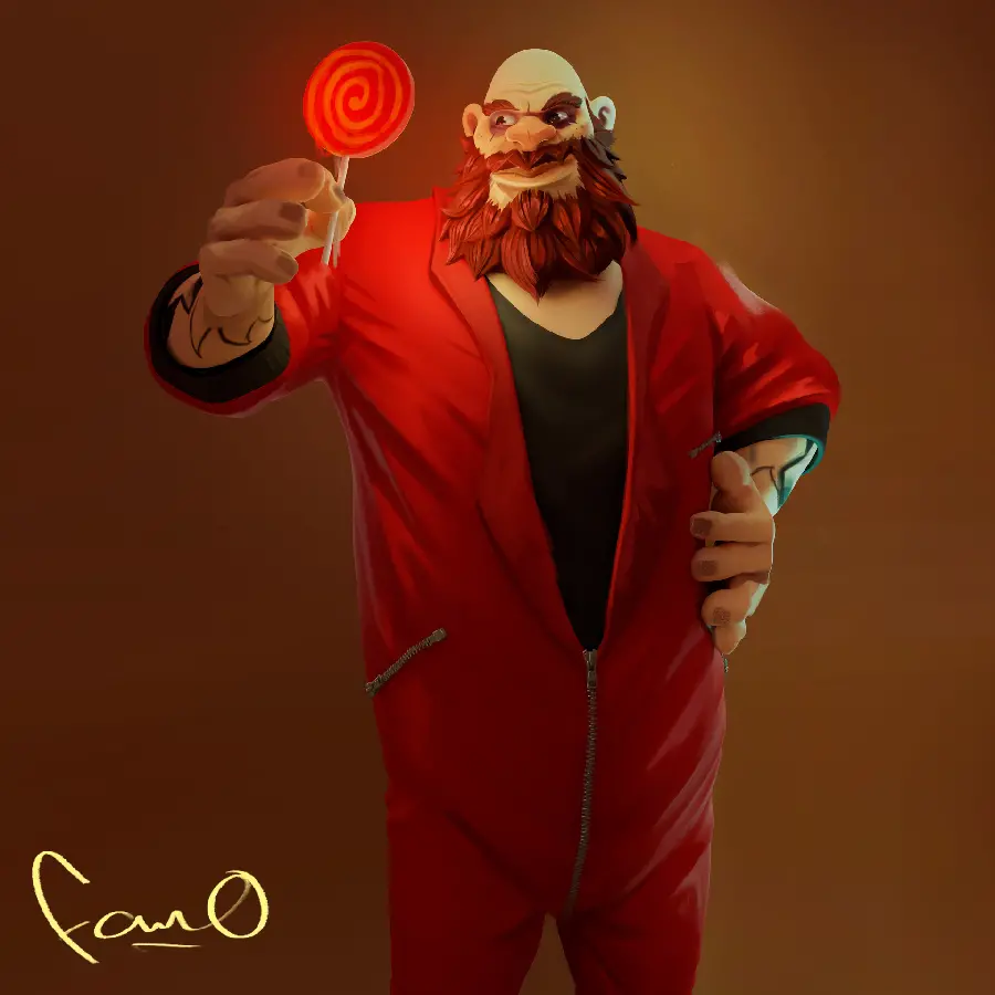 Helsinki Money Heist character wallpaper HD