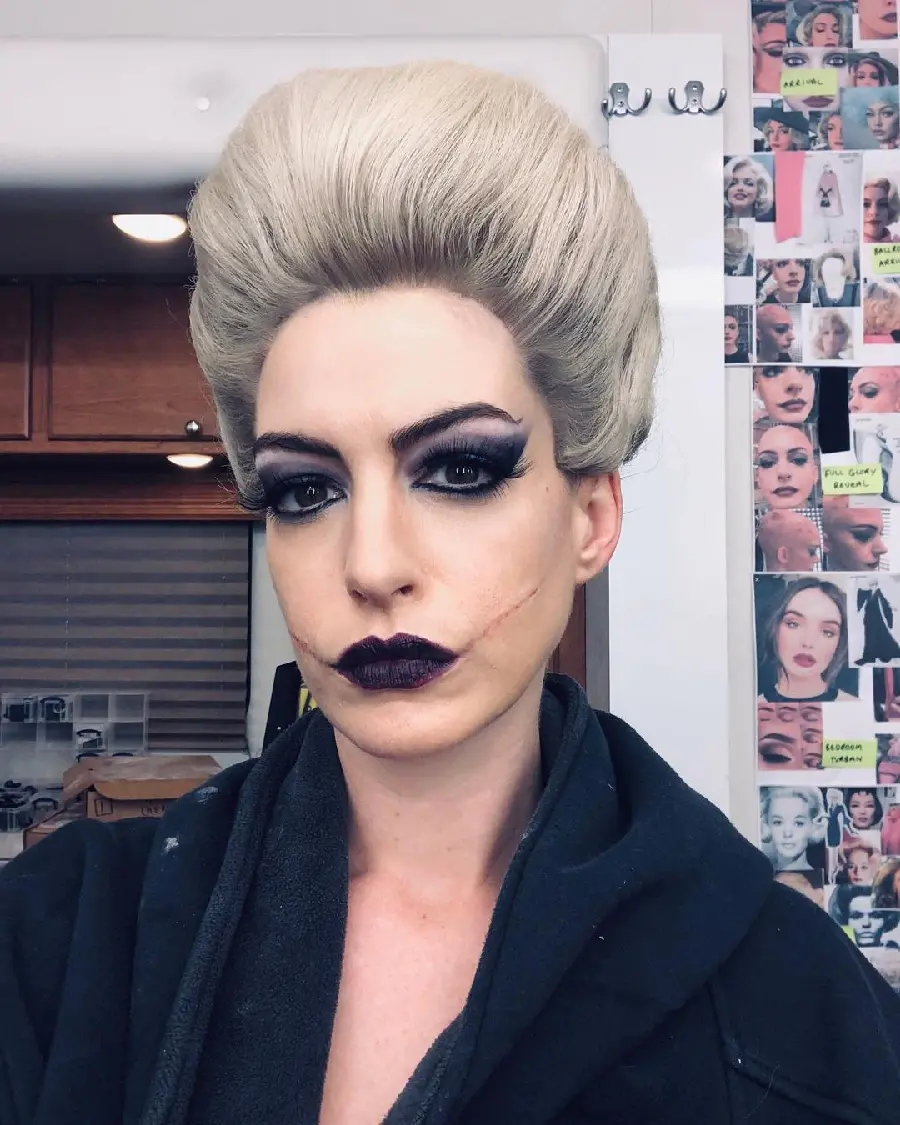 Anne Hathaway The Witches Makeup Transformation