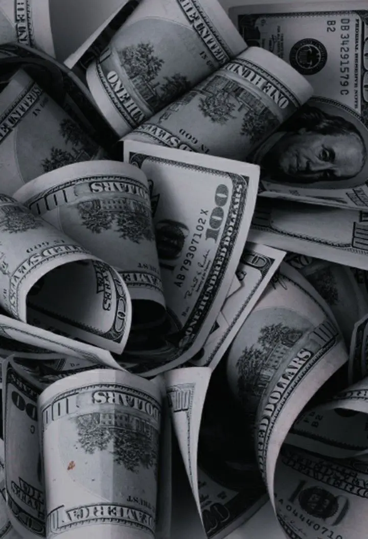 Cool US dollar photo for world laugh and get rich day