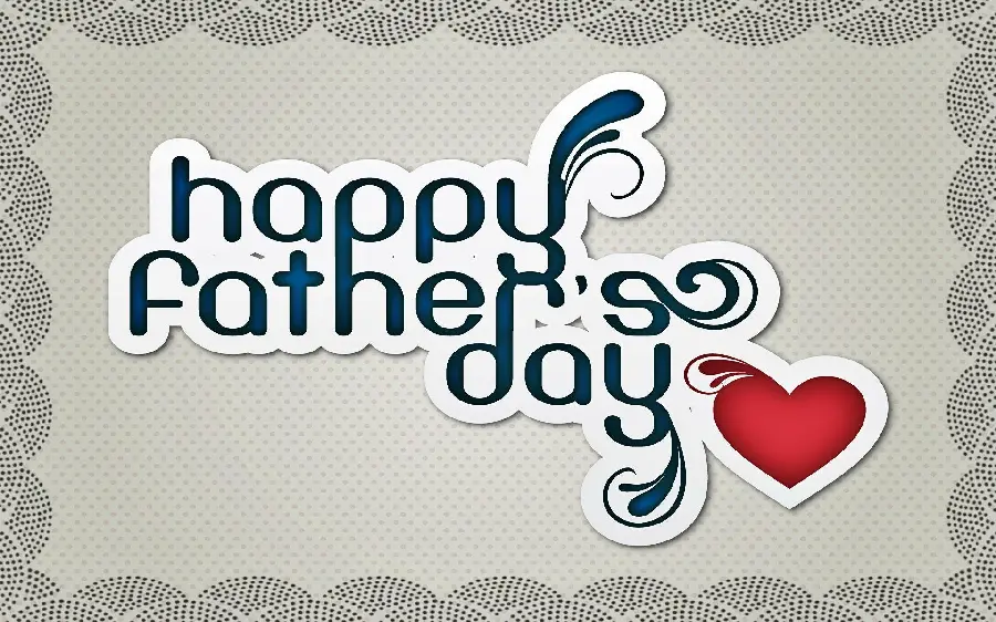 Fathers Day congratulation for special wallpaper in Full HD