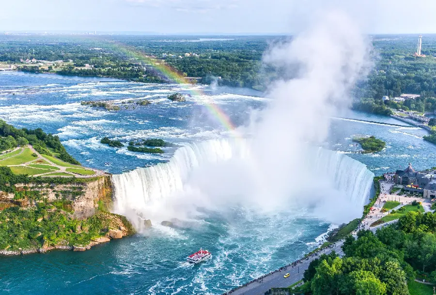 Niagara Falls Canada USA border majestic waterfall photo