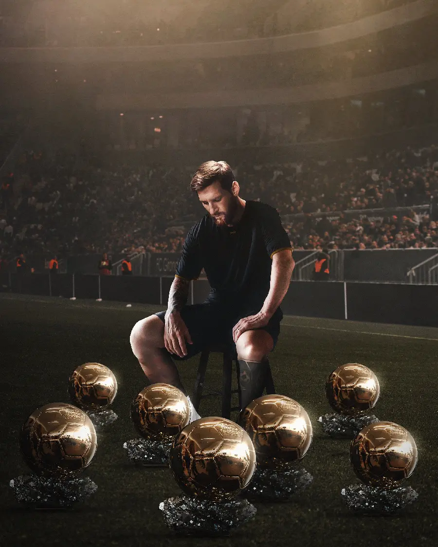 Lionel Messi Seven Ballon dOr Profile Picture HD