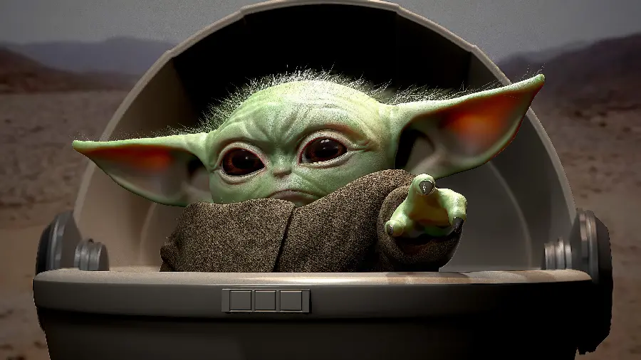 Baby Yoda wallpaper from The Mandalorian and Star Wars