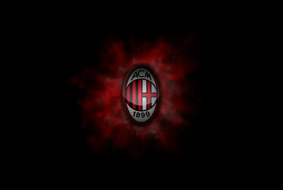 AC Milan Logo And Flag HD Background Collection