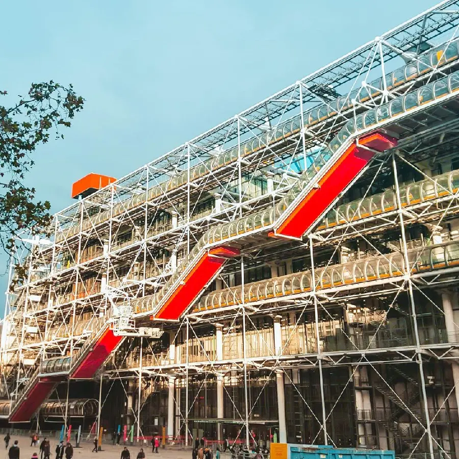 Georges Pompidou Center Paris Photo - Architectural Icon