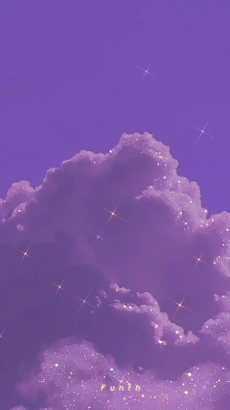 High-Quality Beautiful Purple Sky Wallpaper