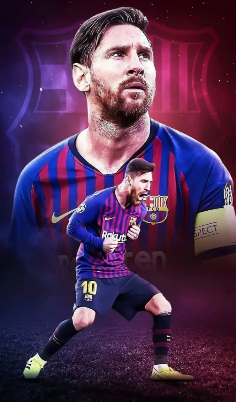 Lionel Messi Action Wallpaper Capturing Dribbling Magic