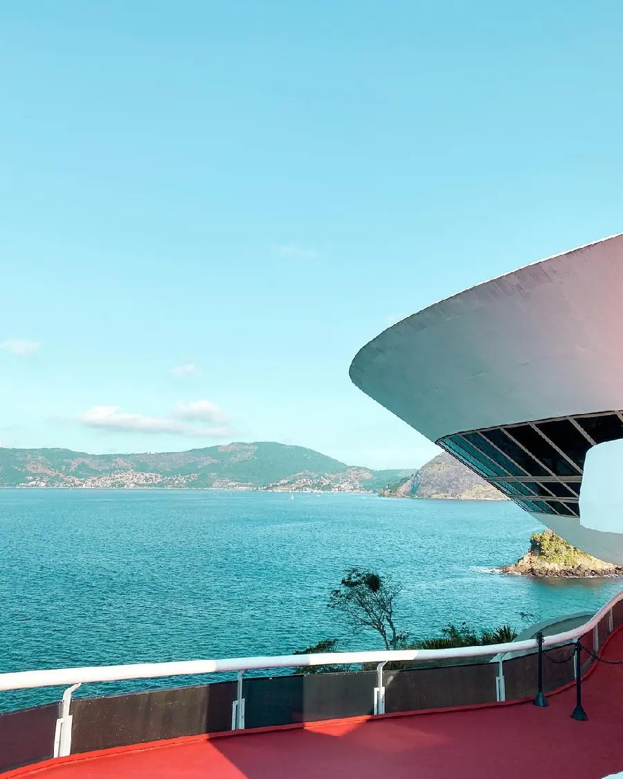 Niteroi Contemporary Art Museum in Brazil