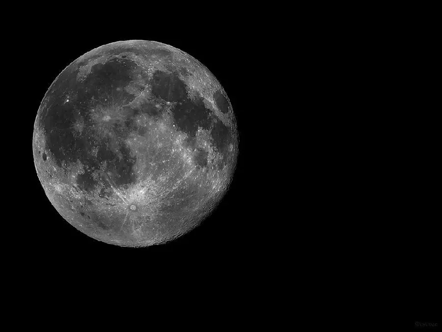 Close-Up Full Moon Photo in HD Quality