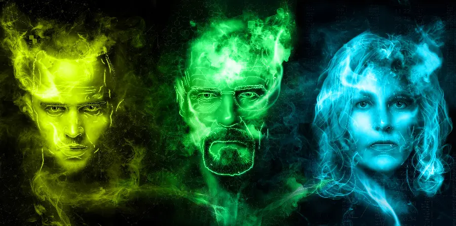 Walter Skyler Jesse Breaking Bad Family Photo