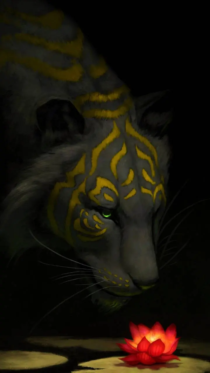Download Fantasy Lion Wallpaper for Mobile