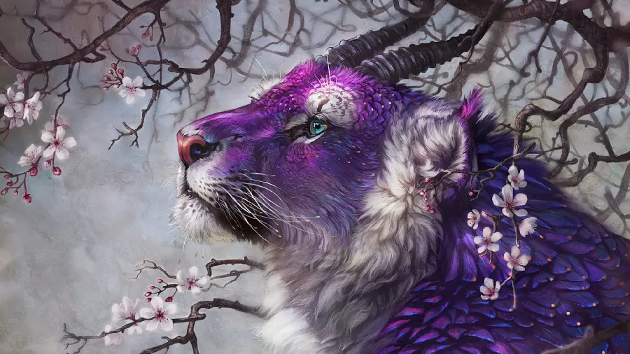 Fantasy Lion Wallpaper for Desktop
