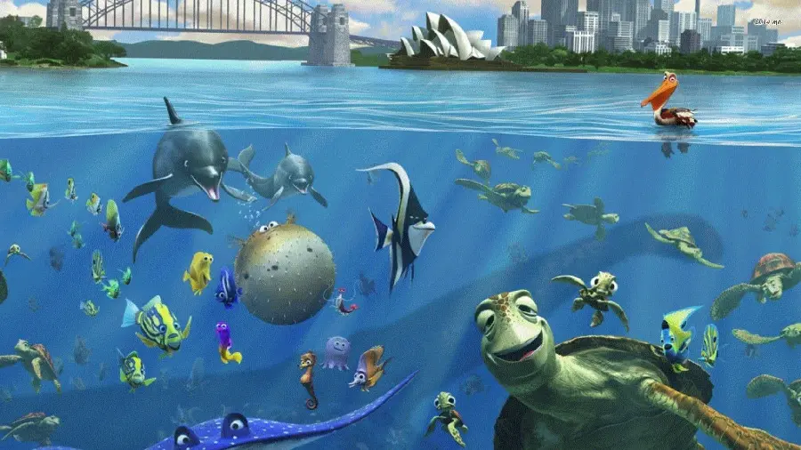 Finding Nemo Banner Adventure Story of Two Fish
