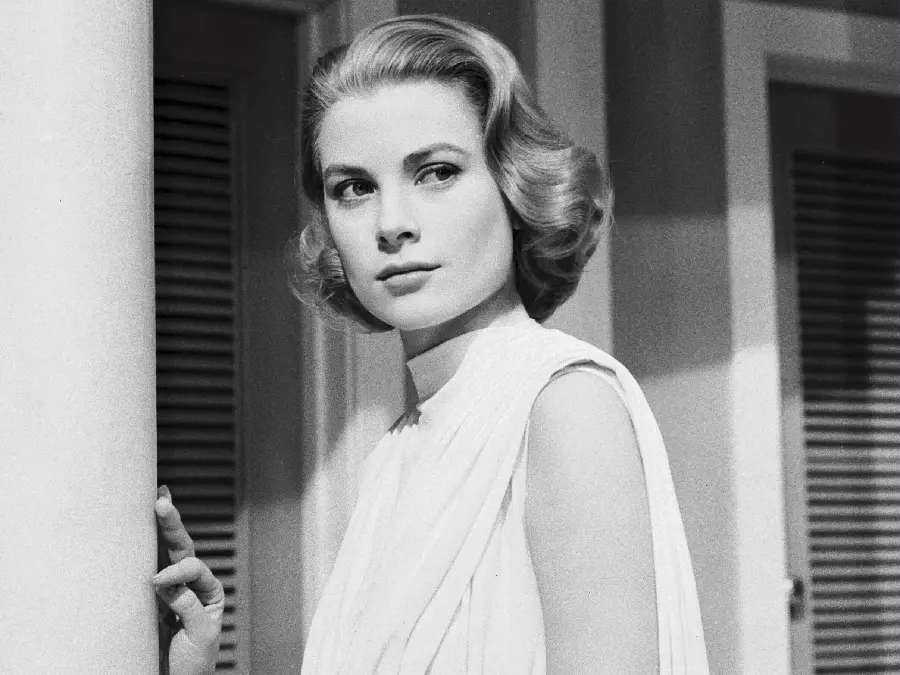 Grace Kelly Black and White Classic Hollywood Photo