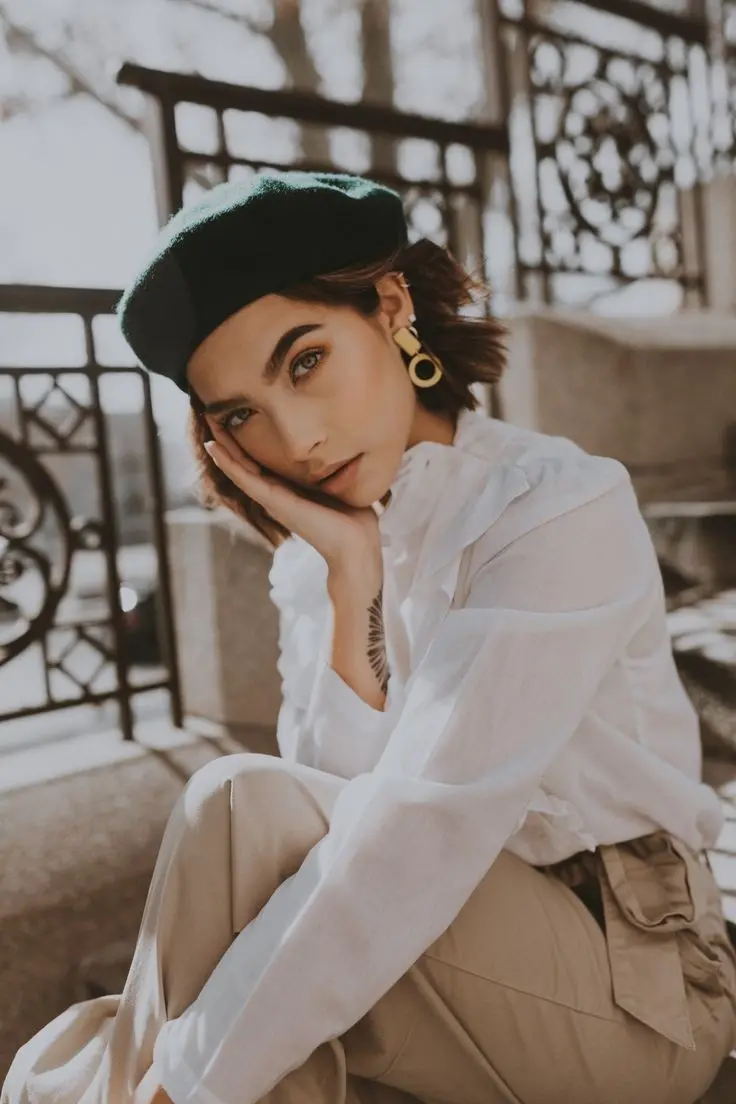 High quality professional pose cool beautiful girl profile picture