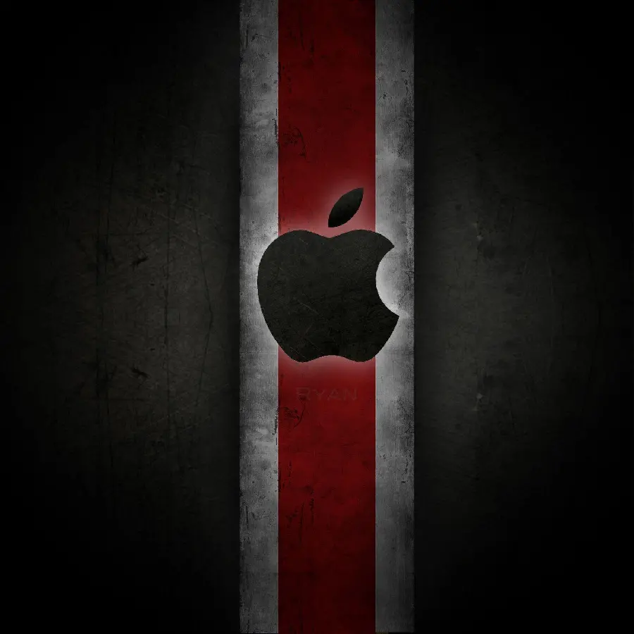 Unique Apple Logo Wallpaper with High Quality Finish