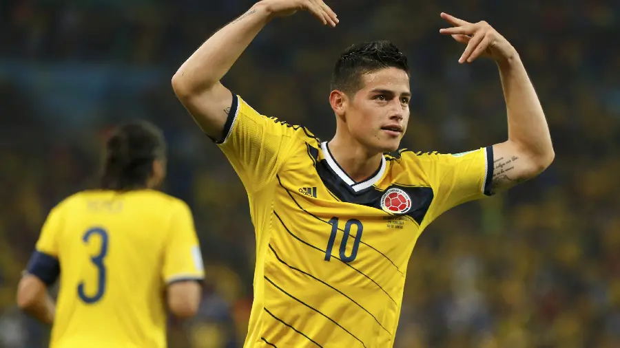 James Rodriguez in the Colombia national team