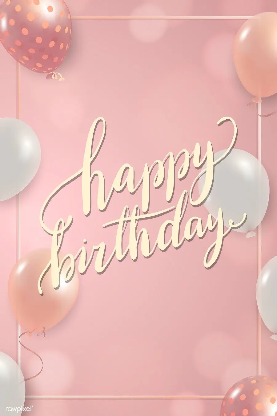 English text birthday image for Instagram story