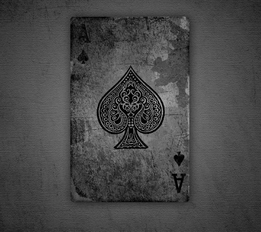 Black Ace Pic Background for Boys