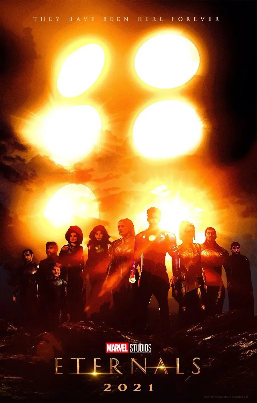 HD Eternals Movie Official Poster
