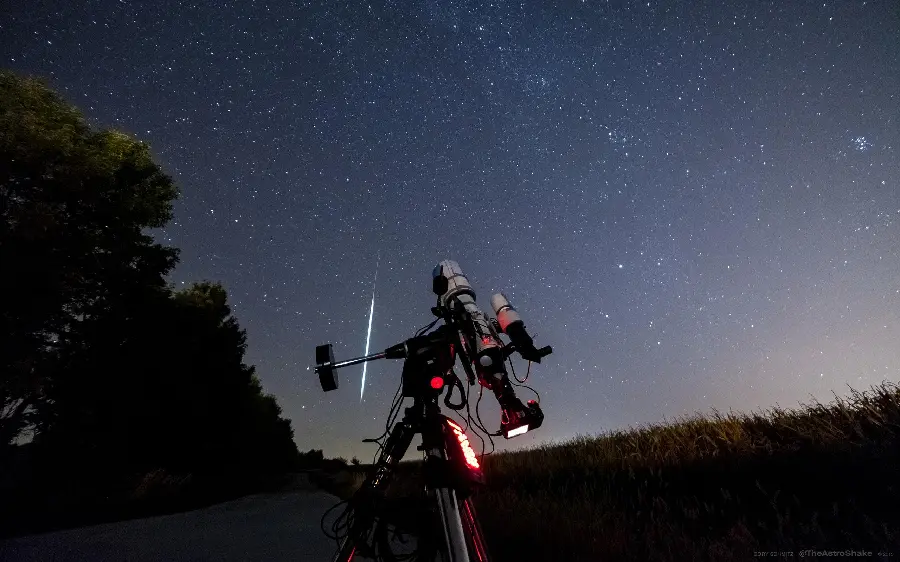 Download Telescope Desktop Image With Cosmic Background