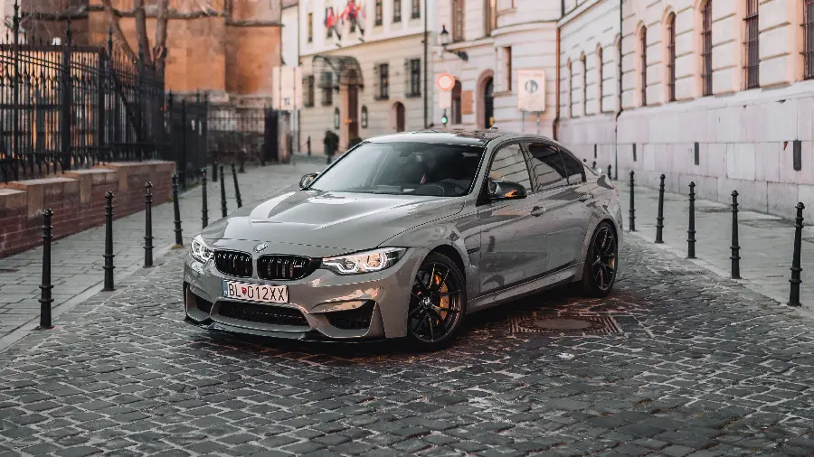 Stunning BMW 3 Series Sedan Front View Photo