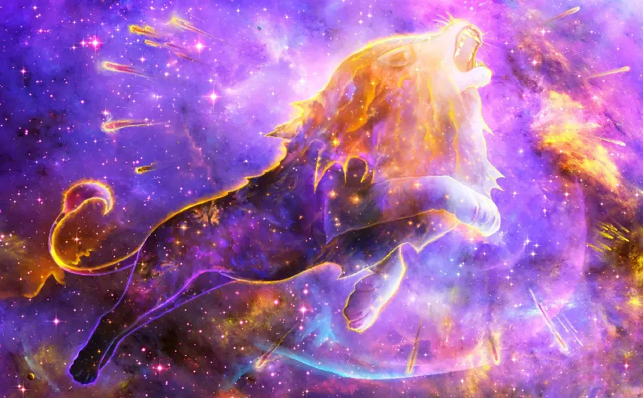 Lion Galaxy High Quality Wallpaper Download