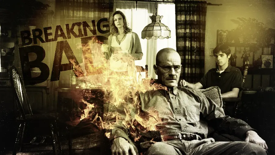 Walter White Family Photo from Breaking Bad