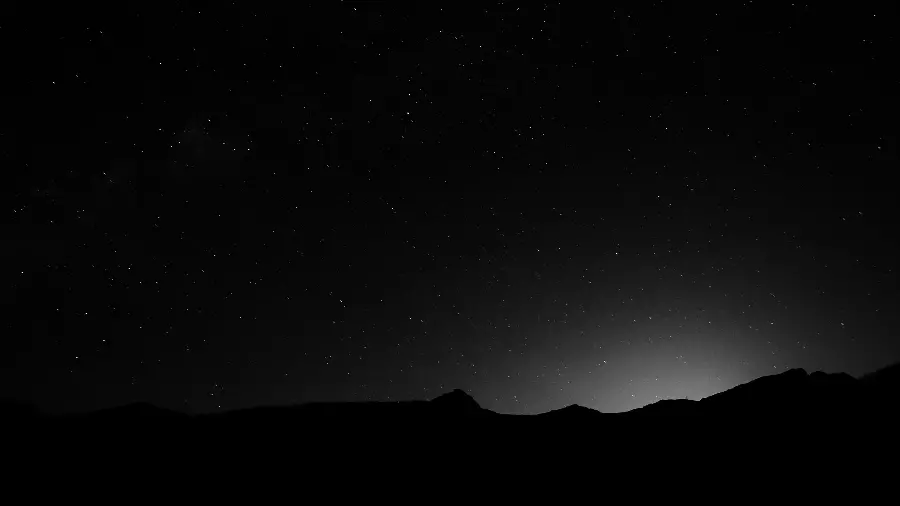 Black Night Sky Wallpaper for Desktop - Free Download