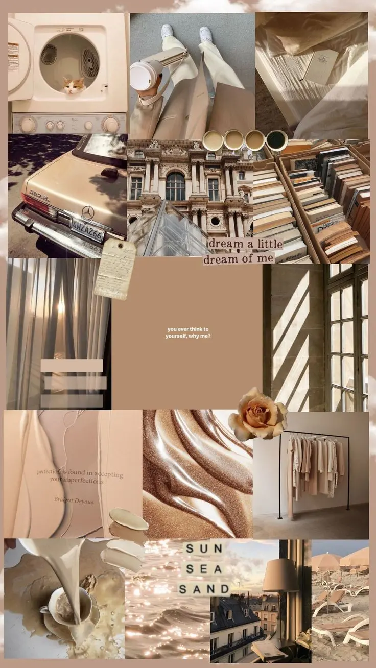 Beige Multi Piece Background Design