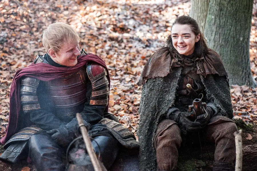 Ed Sheeran Game of Thrones Picture