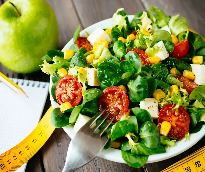 Simplest diet salad for people on a diet