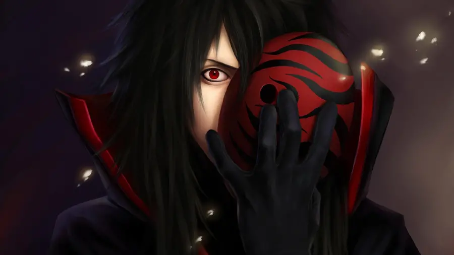High Quality Girly Black and Red Anime Picture