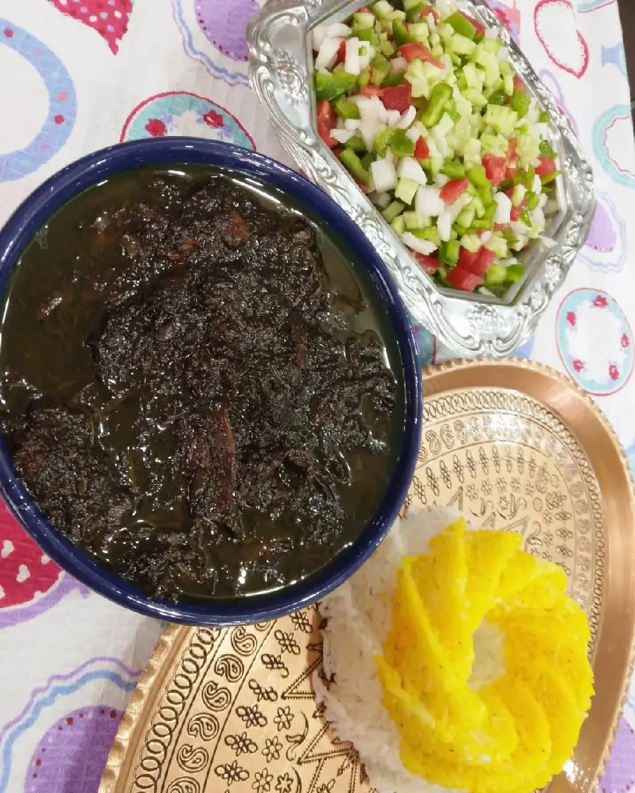 Fesenjan stew photo for Instagram